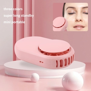Pink USB eyelash fan dryer with long battery life for lash extension application