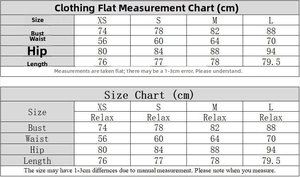 Size chart detail for sequin party dress including bust, waist, and hip measurements