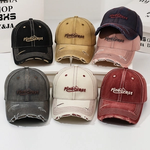 Vintage Baseballkappen aus gewaschener Baumwolle mit Pinecrest-Stickerei in sieben Farben