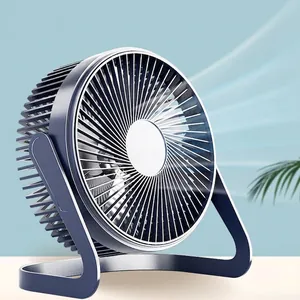 Mini USB Desktop Fan Plastic Silent Adjustable Small Electric Cooling For Office Table