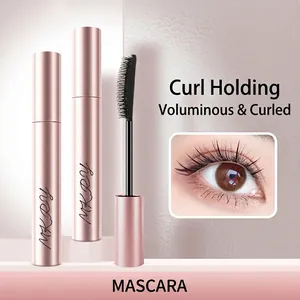 Waterproof Mascara Long Lasting Volumizing Lengthening Curling Smudge Proof Fine Comb Brush Eye Makeup