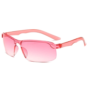 Rimless Sports Sunglasses PC UV400 Windproof Cycling Glasses Outdoor Riding Eyewear Lightweight Unisex