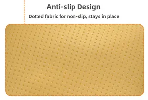 Gros plan sur le tissu antidérapant à picots pour coussin de chaise cactus en peluche