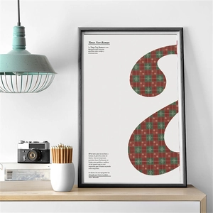 Vintage Christmas typography framed art print for home office desk wall decor