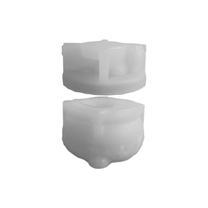 Halloween skull storage jar silicone mold with lid for DIY resin and plaster crafts