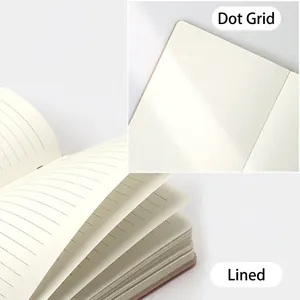 Cuaderno De Tapa Dura Con Papel Grueso Rayado Y Cuadrícula De Puntos Diario Para Oficina Bloc De Notas Minimalista