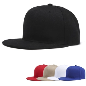 Classic Snapback Hat Flat Brim Baseball Cap Adjustable Hip Hop Streetwear Outdoor Sun Protection For Men Women Twill Fabric