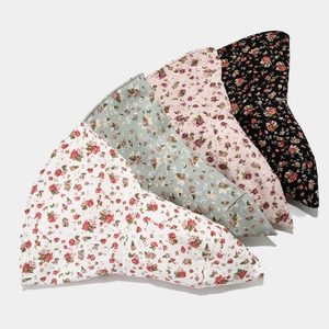 Chapeaux de soleil à fleurs pour femmes à large bord en plusieurs couleurs, coton pliable