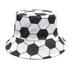 Cappello Da Pescatore Con Motivo Calcio Reversibile Poliere Protezione Solare Sport All'aperto Unisex
