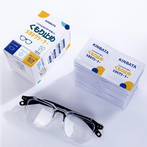 Anti Fog Eyeglass Cleaning Wipes Disposable Individual Wrapped Pre Moistened Fast Drying Lens Cleaner For Glasses Screens