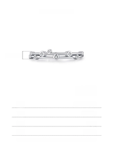 Detail view of 925 sterling silver ring showing 1.10mm width and 0.80g weight specs