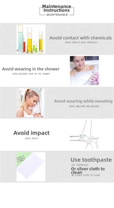 Detailed jewelry maintenance guide with 18k gold plated silver ring care instructions