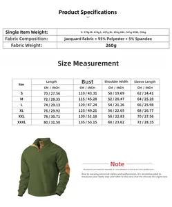 Tabella taglie dettagliata e specifiche del tessuto per completo uomo in maglia a quadri