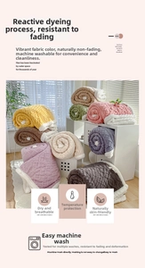 Macro detail of breathable dual-sided sherpa blanket with elegant diamond texture