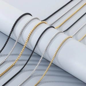 Minimalistische Gliederketten aus Edelstahl in Gold, Silber und Schwarz für Damen