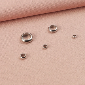 304 Stainless Steel Spacer Beads Round Ring Polished Smooth For DIY Jewelry Making Bracelet Necklace Crafting Accessory