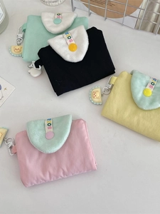 Porte-cartes et porte-monnaie mignons pour étudiants avec breloque ours en peluche