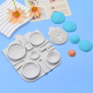 Mushroom Silicone Mold Fondant Cake Decoration Chocolate Baking Tool DIY Craft Resin Casting Fungi Texture Shape
