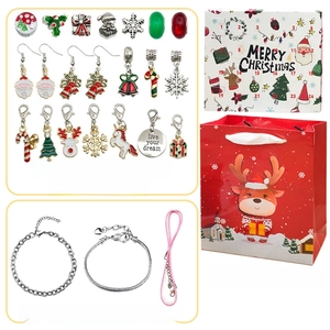 Weihnachts-Adventskalender DIY Charm Armband Schmuck Set für Damen Mädchen Geschenk