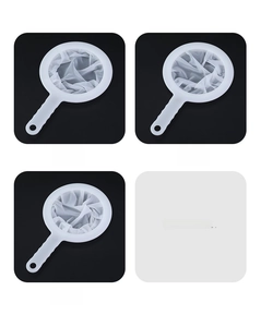 Three precision mesh kitchen filters in 100, 200, and 400 mesh for ultra-fine straining