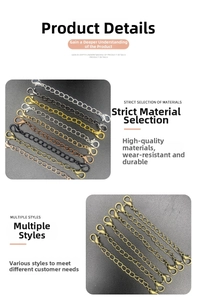 Dual lobster clasps with O-chain extenders in various metallic plating finishes