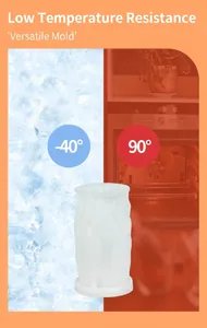 Stampo in silicone ondulato per candele con resistenza termica da -40°C a 90°C