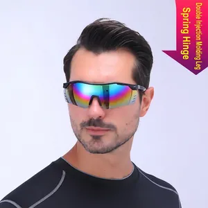 Cycling Sunglasses Outdoor Sports Eyewear UV400 Protection Windproof Colorful Mirrored PC Frame For Men And Women