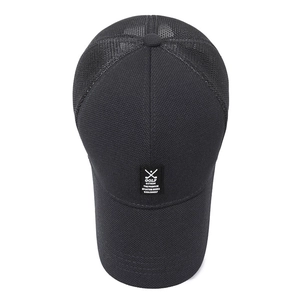 Men's mesh baseball cap in dark gray with breathable net and Golf Skyhow patch