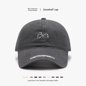 Berretto da Baseball Unisex in Cotone Lavato Con Ricamo Lettere 3D Cappello Snapback Regolabile Protezione Solare per Uomo Donna Outdoor Casual