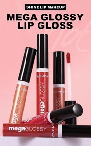 Gloss à lèvres liquide brillant avec nacres, maquillage des lèvres hydratant longue durée.