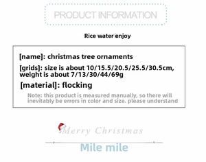 Miniature flocked Christmas trees available in five sizes for festive tabletop decoration