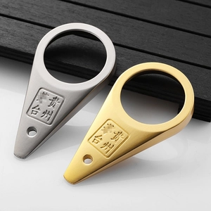 Manual Beer Beverage Opener Zinc Alloy Retro Pattern Kitchen Tool Bar Accessory Gift Case