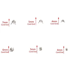 DIY jewelry connectors in 4mm to 7mm sizes for necklaces and bracelets making
