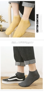 Detailed close-up of premium cotton low-cut socks with ribbed cuffs and fine texture