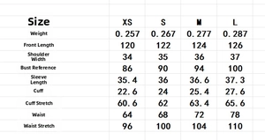 Detailed size guide table for ethnic print maxi dress showing weight and measurements