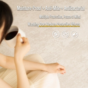 Alfombra de salón crema impermeable con textura tejida antihumedad y antiácaros