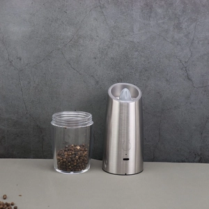 Electric gravity pepper grinder with Type-C charging port and adjustable coarseness