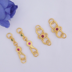 Chiusure Per Gioielli In Rame Oro Antico Connettori Gancio A S Con Gemme Finte Per Creazione Collane E Bracciali Fai Da Te