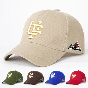 Embroidered Letter Baseball Cap Adjustable Sunshade Hat Polyester Six Panel Sporty Outdoor Casual Sun Visor Unisex