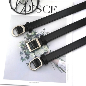 Women PU Leather Belt Hole-Free Minimalist Fashion Waist Strap For Jeans And Dresses Stylish Accessory