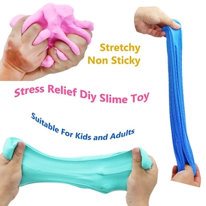 9-color butter slime kit for kids and adults, non-sticky stretchy stress relief toy