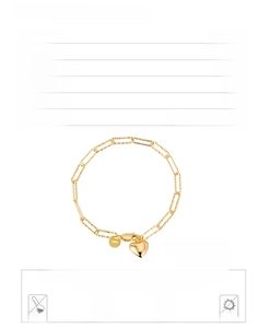Detailed size specifications for S925 sterling silver heart bracelet with 18cm chain length