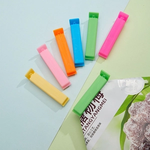 Food Sealing Clips Plastic Bag Sealer Moisture Proof Fresh Keeping Snack Tea Storage Clamps Colorful Kitchen Gadgets