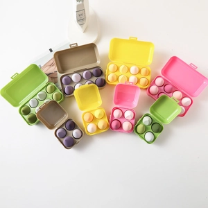 Makeup Sponges Hydrophilic Polyurethane Soft Beauty Eggs Foundation Concealer Application With Storage Box Macaron Colors