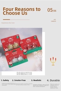 Detail of glitter LED tea light candles in blister pack for romantic proposal decor