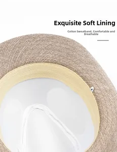 Detailed macro view of the soft mesh lining and breathable cotton sweatband inside the hat