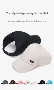 Detail view of high ponytail opening and DYJ embroidery on breathable baseball caps