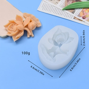 Moule en silicone lotus pour pâtisserie DIY et créations artisanales en résine