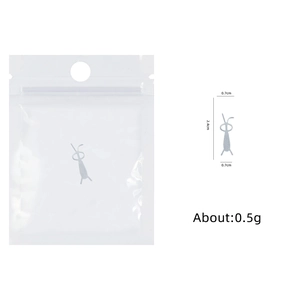 Y-shaped nail art cat eye magnet tool for heart patterns, size 2.4cm x 0.7cm silver