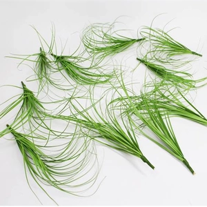 Nordic style artificial onion grass bunch for indoor greenery and wall decor set of eight